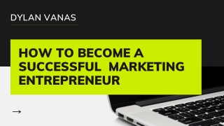 How to Become a Successful Marketing Entrepreneur