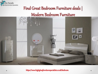 Find Great Bedroom Furniture deals | Modern Bedroom Furniture