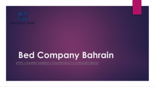 Bed Company Bahrain