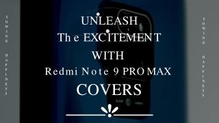 FREE Shipping – Buy REDMI Note 9 Pro Max Covers – Sowing Happiness