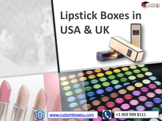 Lipstick boxes and Point of Sale Material in Texas,USA