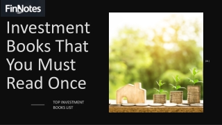 Investment Books That You Must Read Once