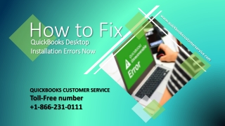 How to Fix QuickBooks Desktop Installation Errors Now