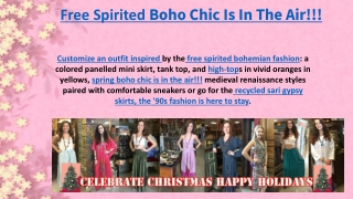 Free Spirited Boho Chic Is In The Air!!!