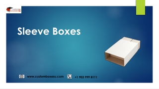 Make Your Own sleeve boxes With free Shipping in Texas, USA