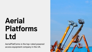 Boom lift Hire