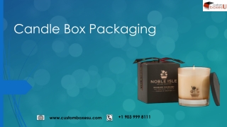 Candle box packaging with Printed logo & Design in London, UK