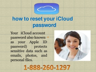 How to reset iCloud password 1-888-260-1297