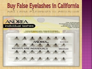 Buy False Eyelashes in California
