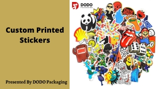 Get Quality Custom Printed Packaging Stickers | Wholesale Products