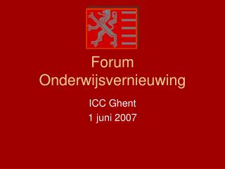 Forum Onderwijsvernieuwing