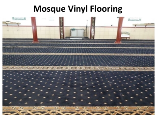Mosque Vinyl Flooring