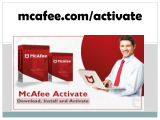 mcafee.com/activate