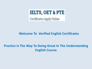 Practice Is The Way To Doing Great In The Understanding English Course