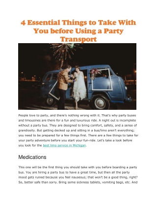 Limo service east lansing mi