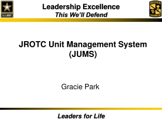 JROTC Unit Management System (JUMS)