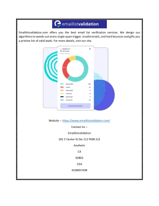 Email List Verifier | Emaillistvalidation.com