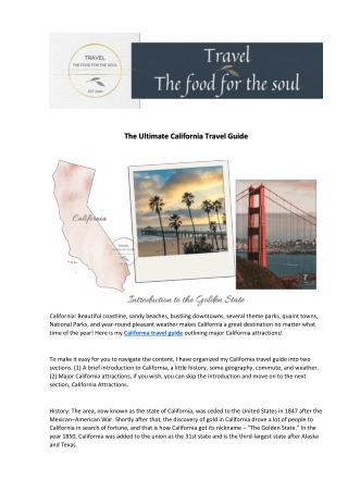 The Ultimate California Travel Guide