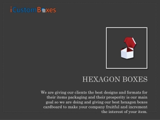 40% Christmas Sale On Custom Hexagon Boxes With Premium Quality