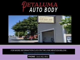 Best Auto Body Shop Petaluma