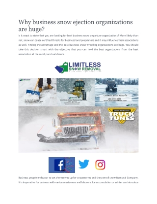 Snow Removal Maple Ridge | Snowlimitless.com