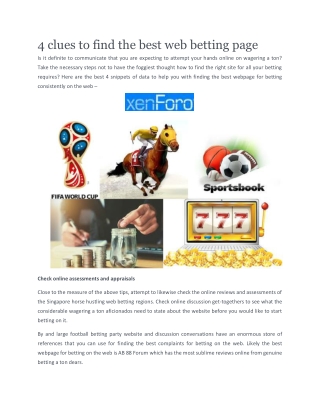 Online Sports Betting Community in Singapore | Ab88forum.com