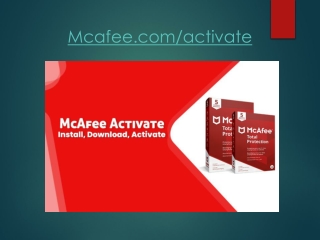 www.McAfee.com/Activate - Enter your code - McAfee Activate
