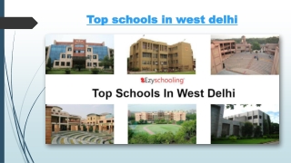 top schools in west delhi