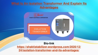 What Is An Isolation Transformer And Its Advantages