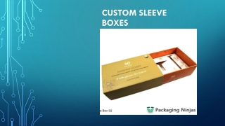 Get 50% Discount On Custom Sleeve Boxes Wholesale At PackagingNinjas