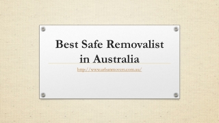 Best Safe Removalist in Australia