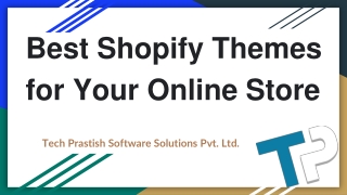 Best Shopify Themes For Your Online Store