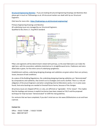 Structural Engineering Sketches