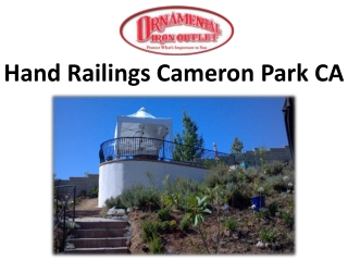 Hand Railings Cameron Park CA