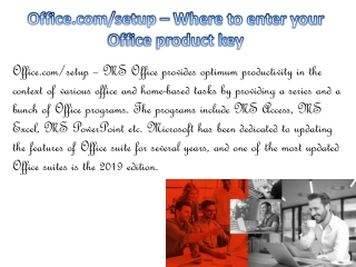 Office.com/setup – Where to enter your Office product key
