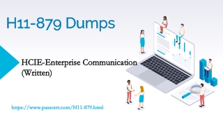 H11-879 HCIE-Enterprise Communication (Written) Dumps