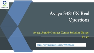 Avaya 33810X Practice Test Questions