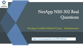 NetApp NCHC NS0-302 Practice Test Questions