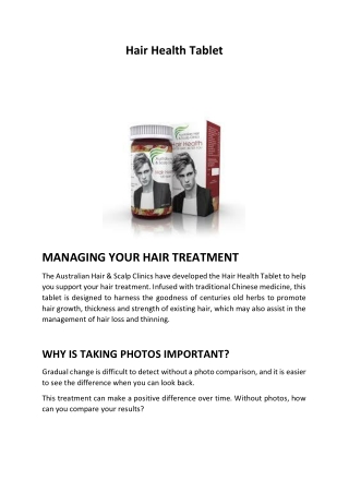 Hair Health Tablet