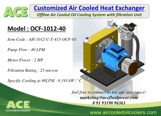Customized Air Cooled Heat Exchanger  - by ACE