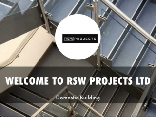 Detail Presentation About RSW PROJECTS LTD
