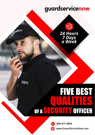 Security Guard Services - USA | GuardServiceNow