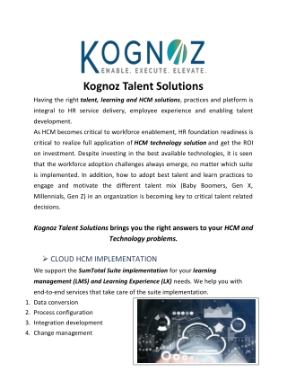 Best  Tips For Talent Solutions at kognozconsulting 2020