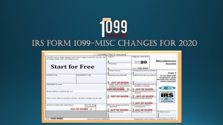 Tax Form 1099 MISC | Form 1099 Online | 2020 Form 1099 Misc PDF