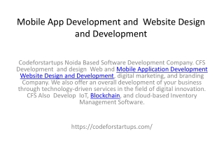 CodeForStatups Ios Application Development Company India