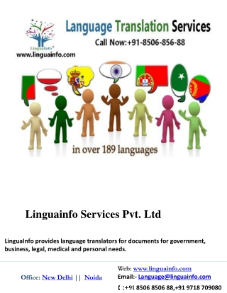 Delivering best-in-class Translation Services has been our mission.