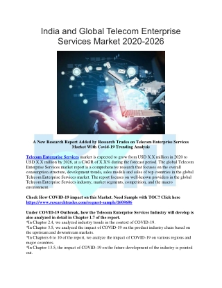 India and Global Telecom Enterprise Services Market 2020-2026