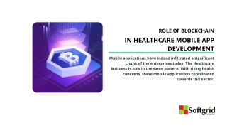 Role of Blockchain in Healthcare Mobile App Development