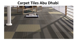 Carpet Tiles Abu Dhabi