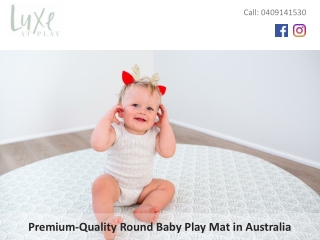 Premium-Quality Round Baby Play Mat in Australia